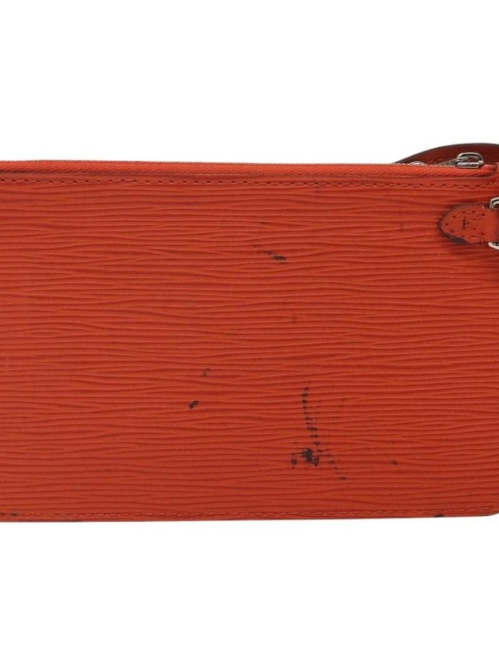 LOUIS VUITTON Epi Neverfull PM Pouch Orange LV Auth BA1936 - Picture 3 of 16
